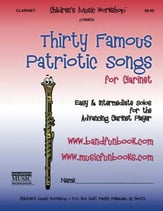 Thirty Famous Patriotic Songs Clarinet cover